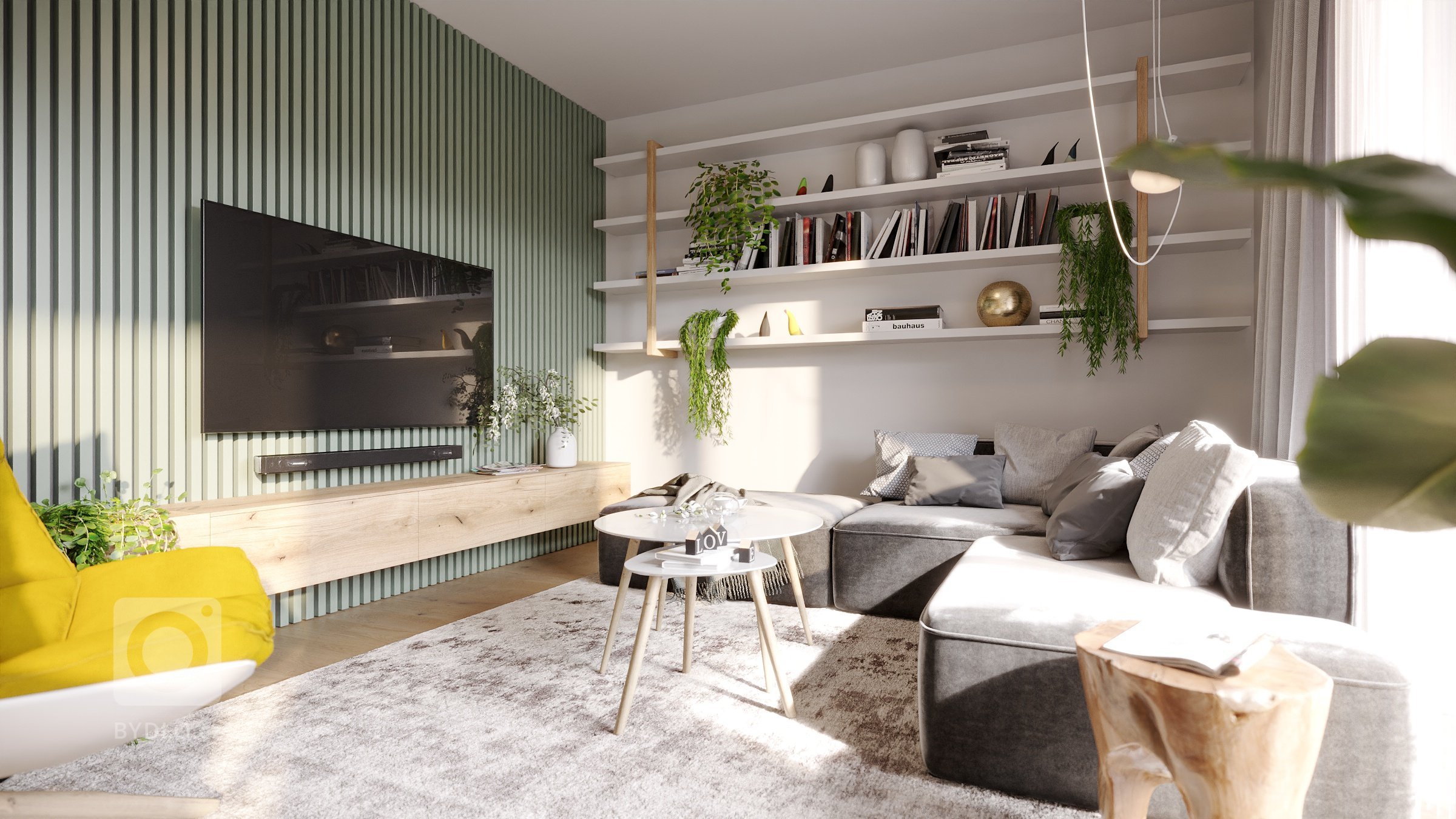 Pro developerský projekt bytového domu v Kostelci nad Černými lesy jsme vytvořili&nbsp;možnosti&nbsp;vzhledu bytů. Jeden z přístupů je v přírodním stylu se…