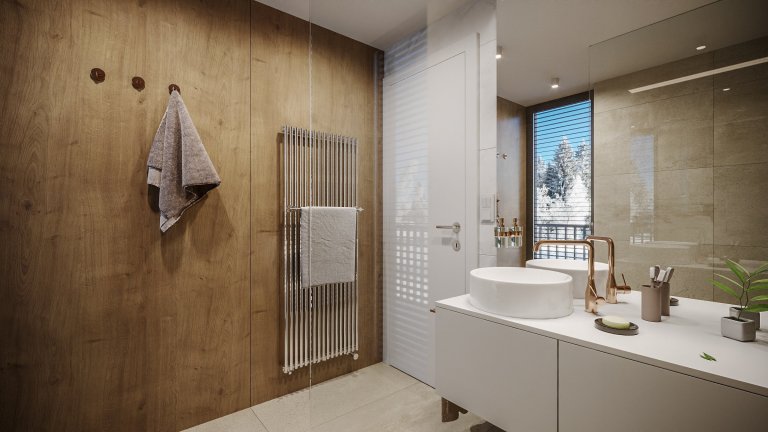Pro developerský projekt apartmánového domu v Harrachově jsme navrhli možné podoby interiérů. Základem všech interiérů jsou bílé dveře a antracitová okna.
…