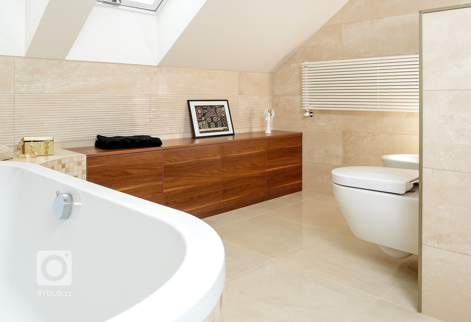 Koupelna v podkroví