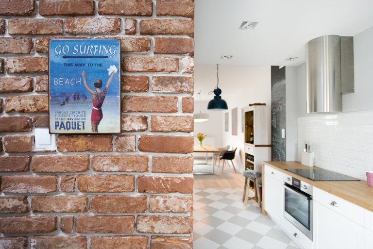 Industriální interiér s nádechem provence