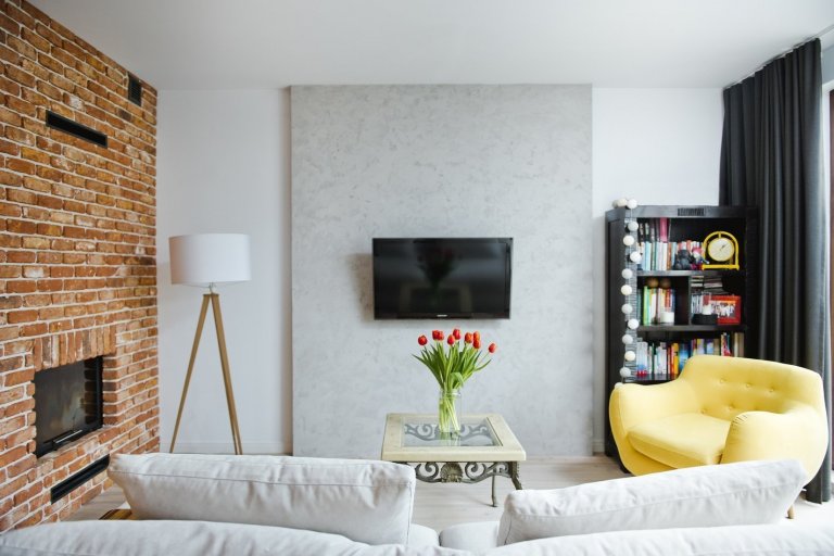 Industriální interiér s nádechem provence