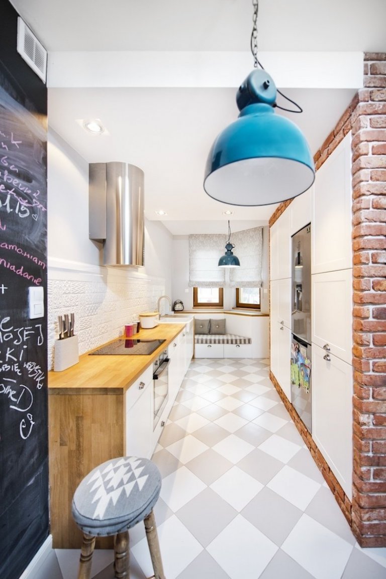 Industriální interiér s nádechem provence