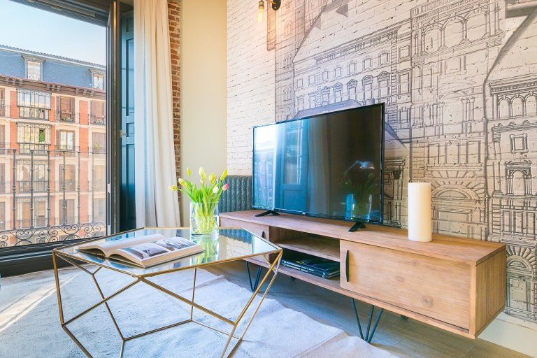 Praktická garsonka v městském stylu