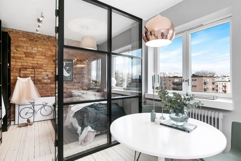 Skandinávský design na 40m2