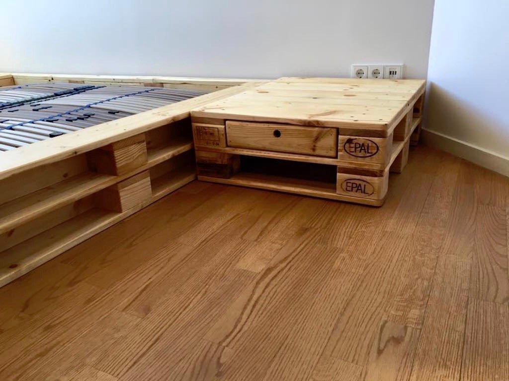 Jak se dají palety použít v ložnici?