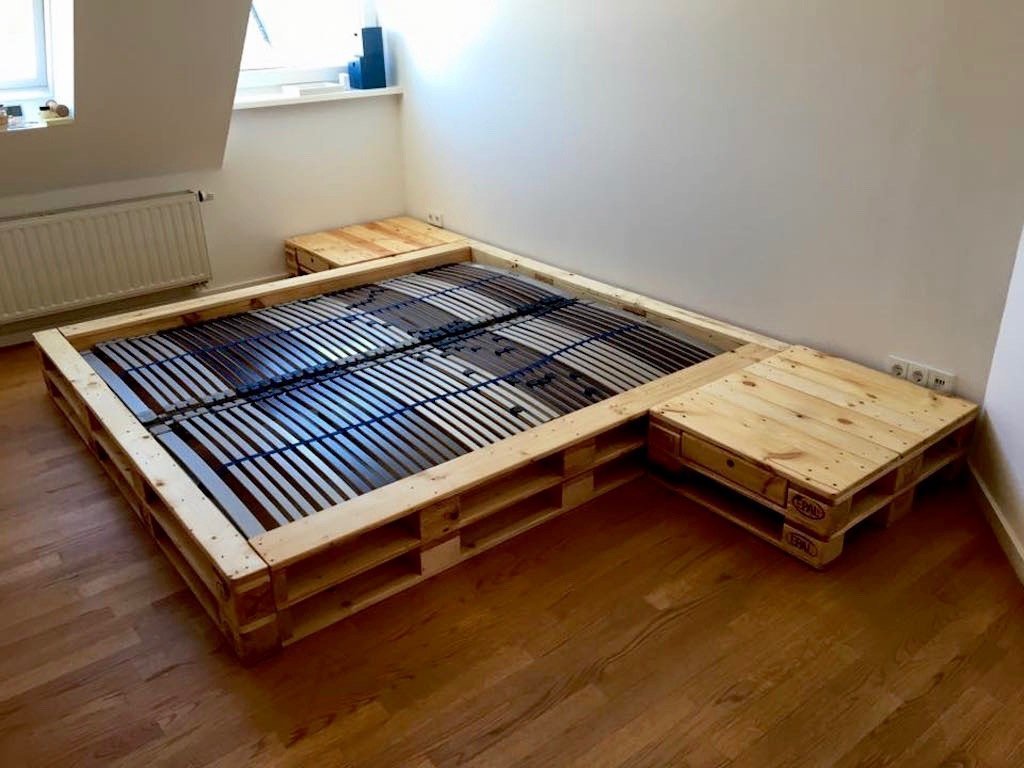 Jak se dají palety použít v ložnici?