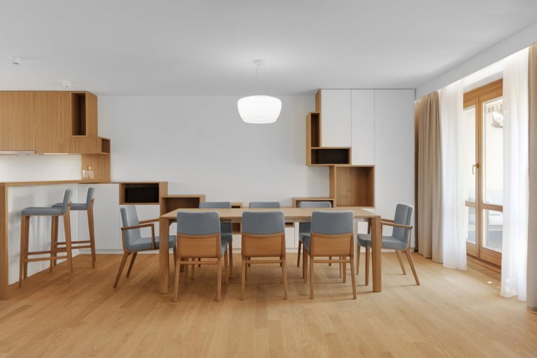 VILA KUNRATICE&nbsp; - EN

The family row house is located in a neighborhood nearby the city of Prague. The house has a typical floor plan, where the living…