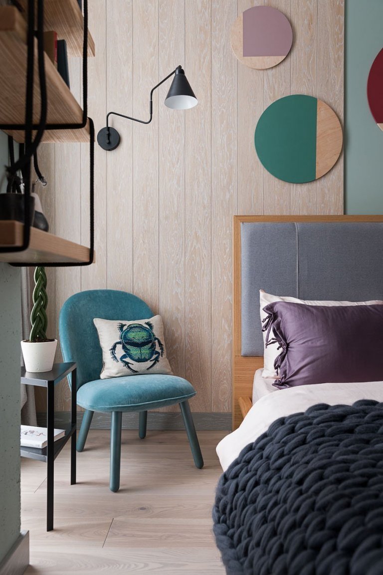 Důmyslně řešený malý byt ve skandinávském stylu