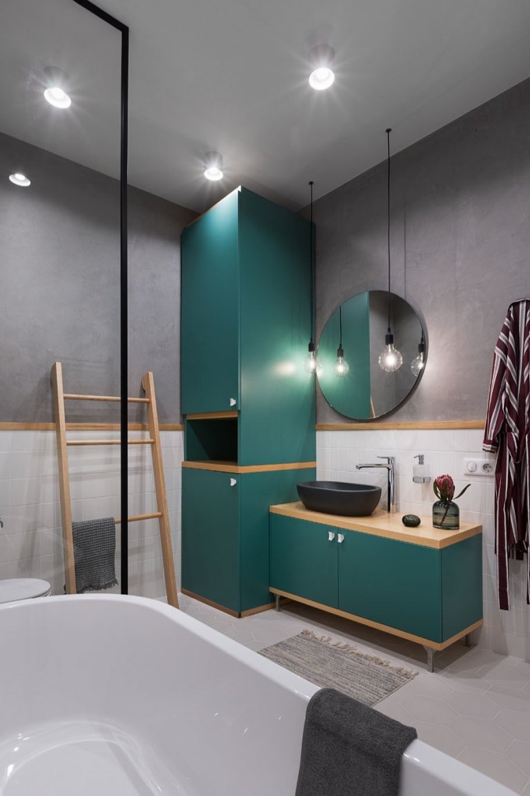 Důmyslně řešený malý byt ve skandinávském stylu