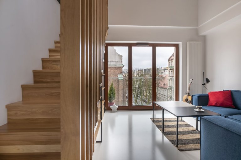 Jednoduchý interiér, bez zbytečných dekorativních tvarů