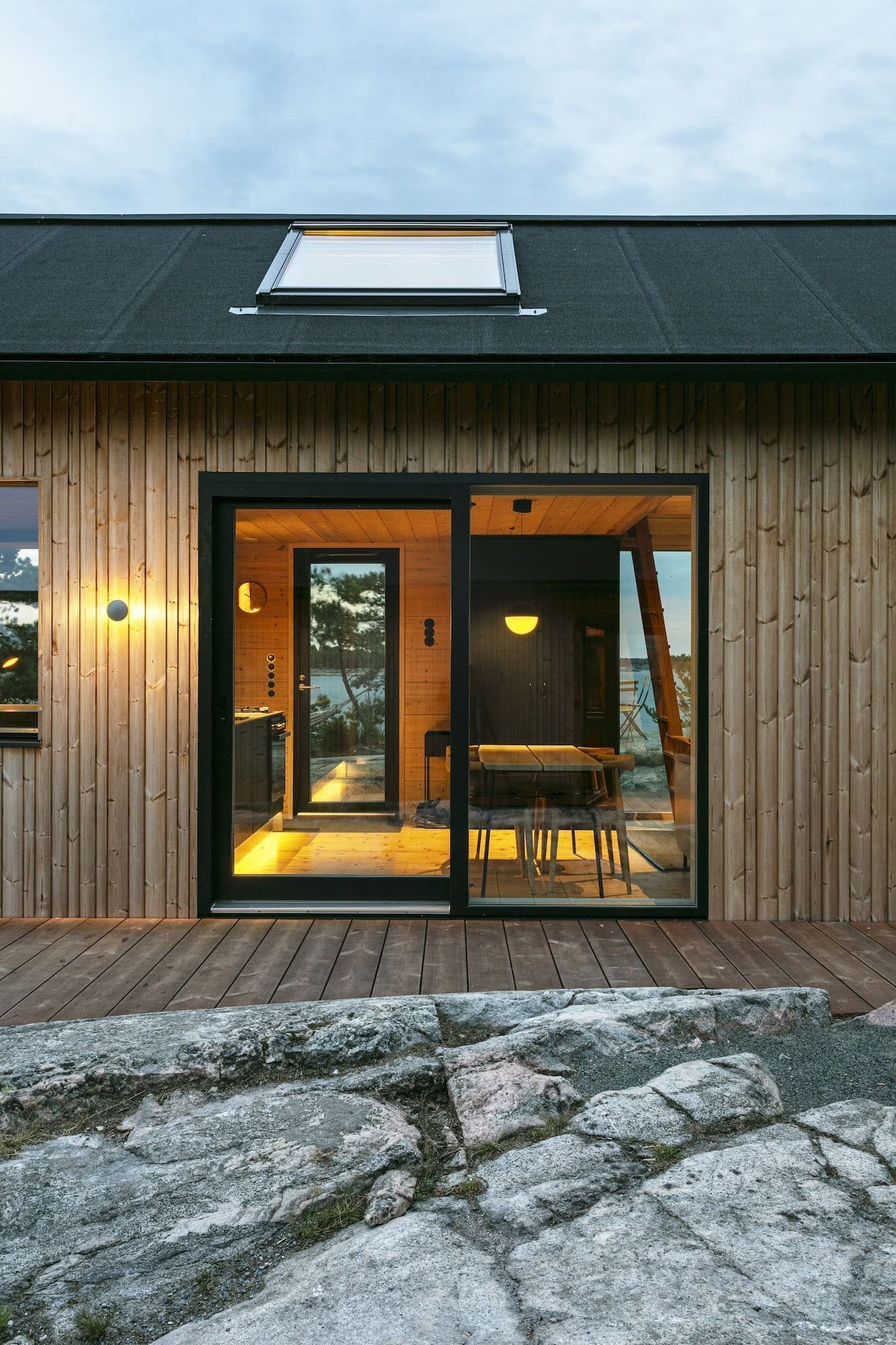 Soběstačné domy ve finském souostroví