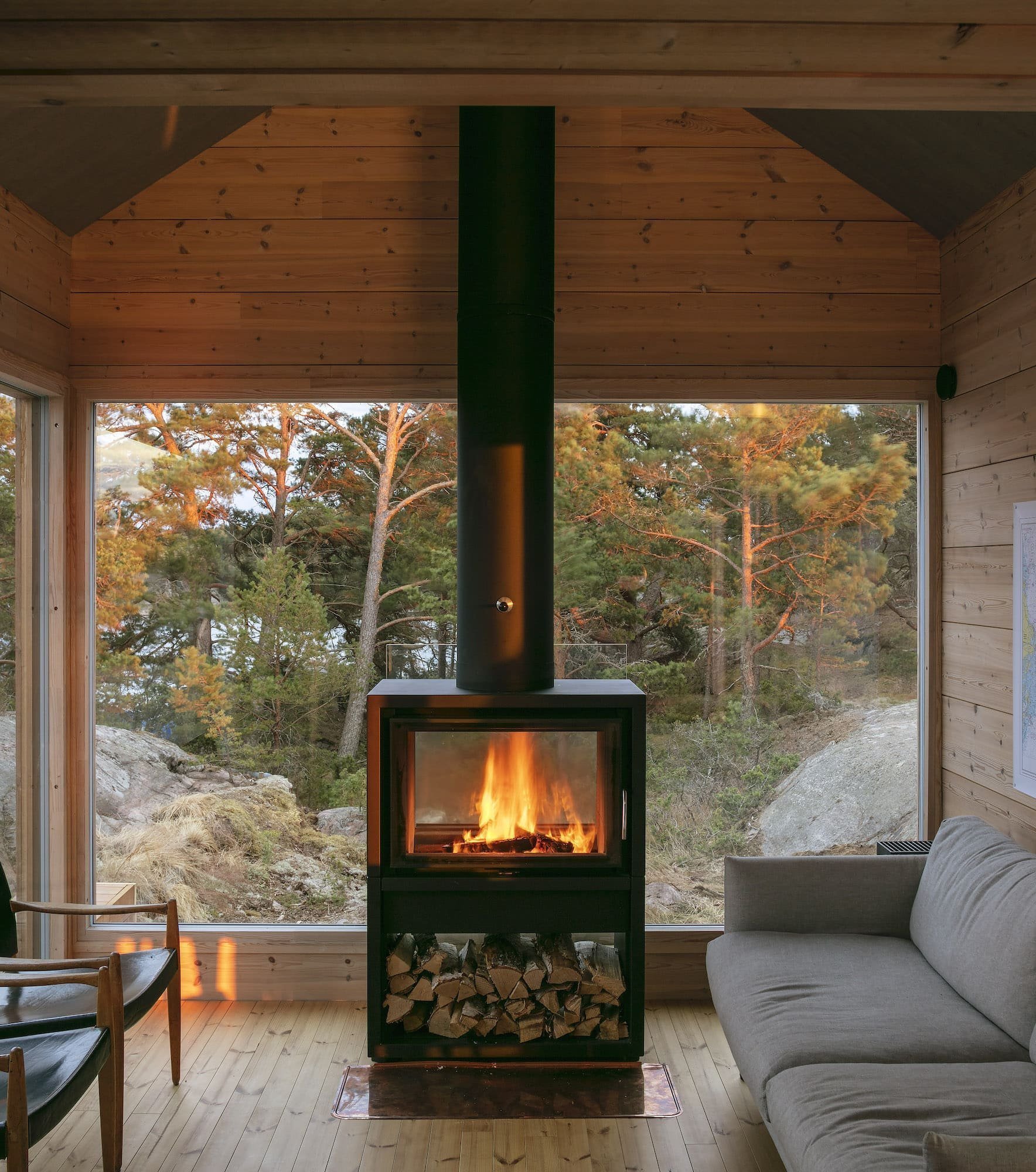 Soběstačné domy ve finském souostroví