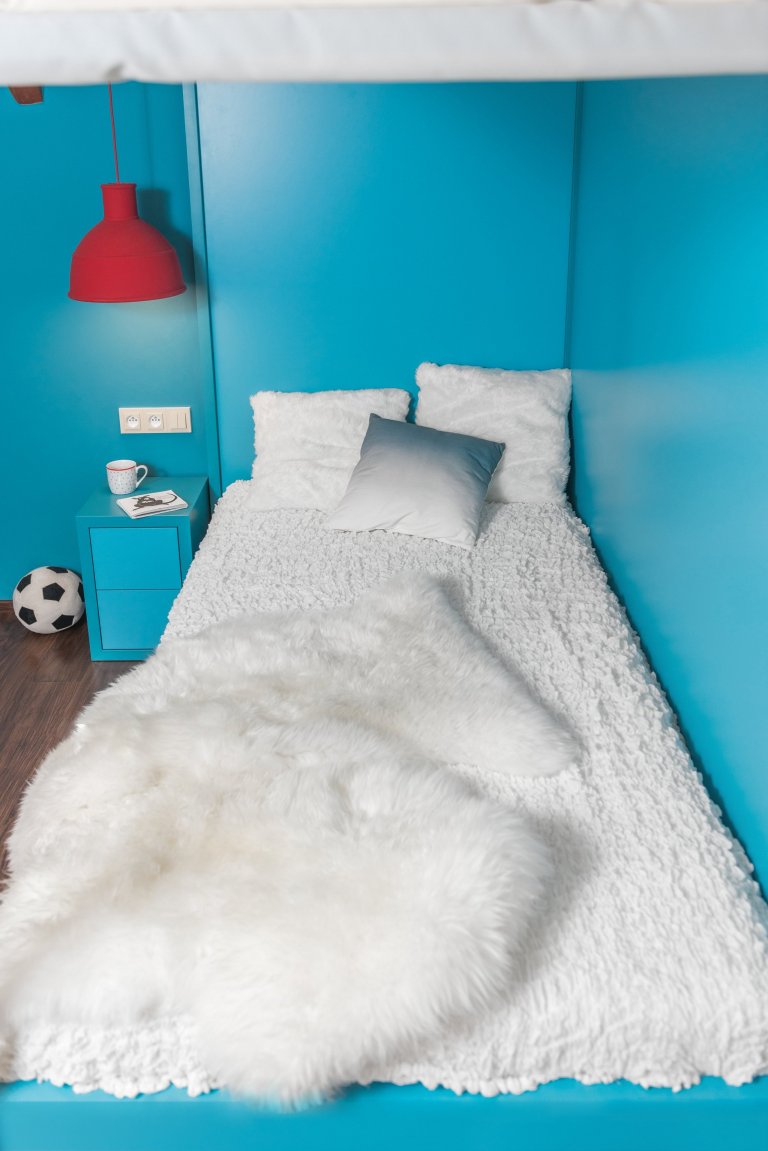 pokoj pro nejmladšího chlapečka - detail postýlky 