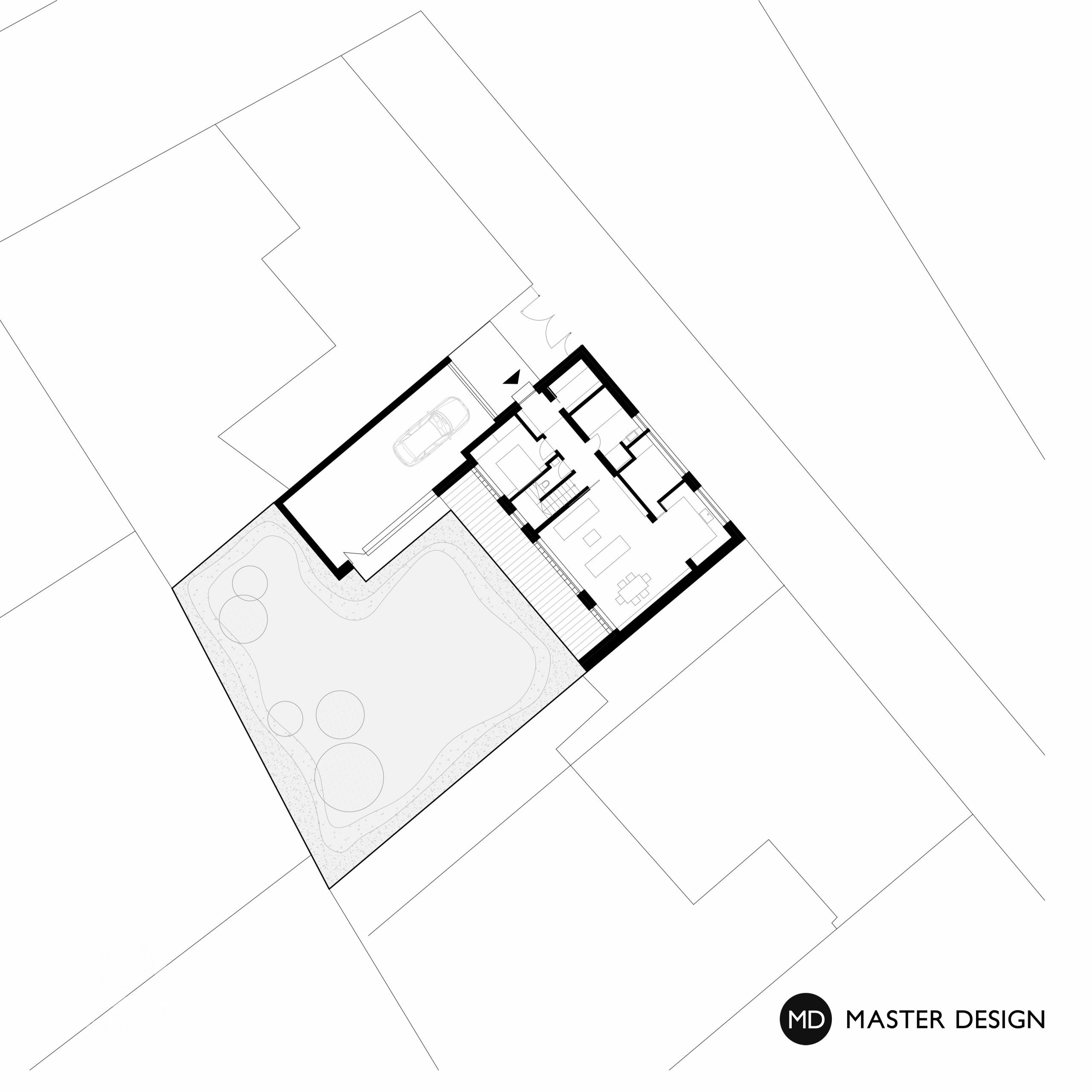 Dům je postaven na okraji zastavěného území sousedícím s&nbsp;údolím Divoké Šárky. Je konečným domem v&nbsp;řadové zástavbě táhnoucí se jednostranně podél celé…