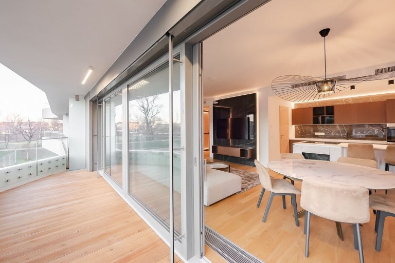 Luxusní byt s výhledem na Vltavu