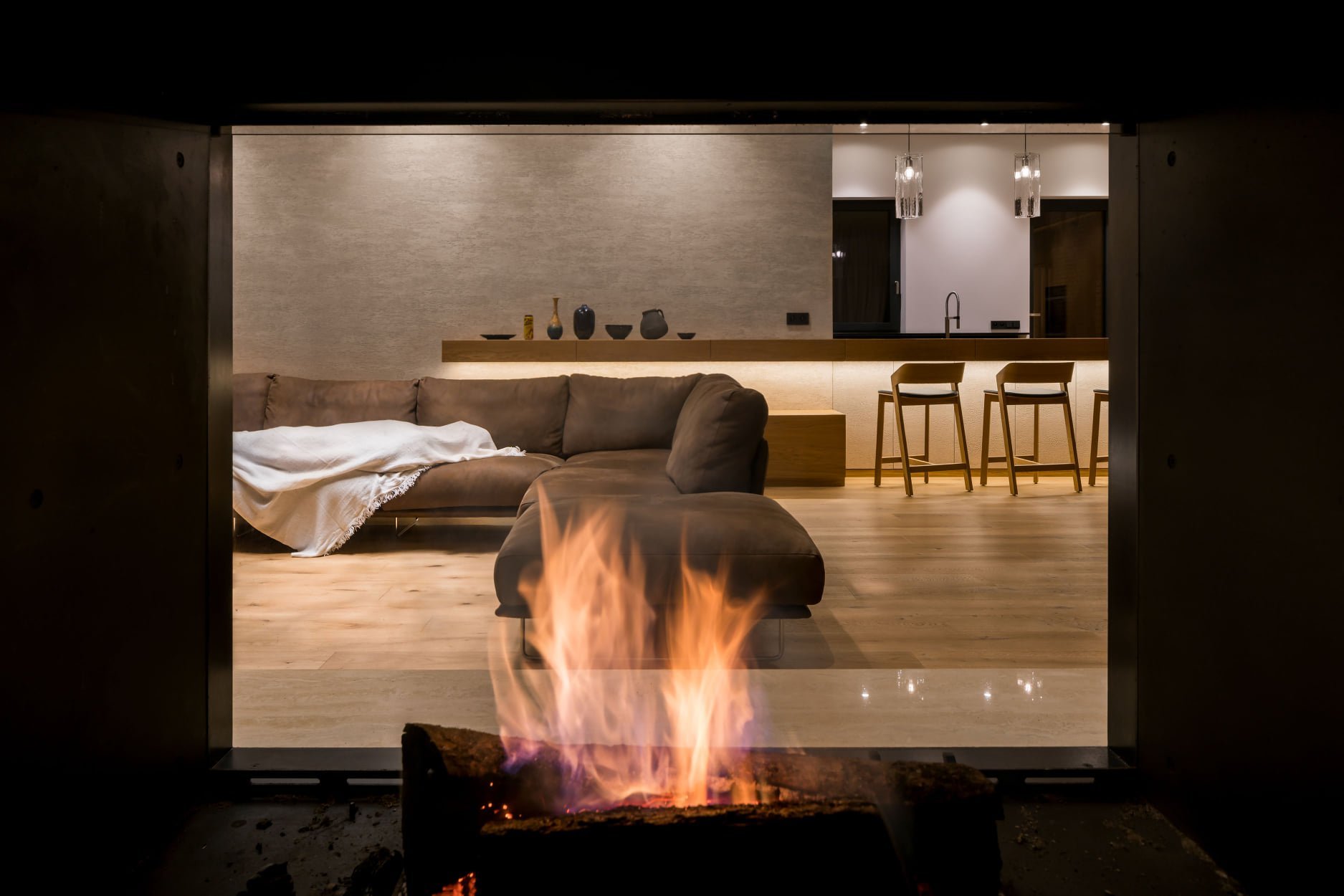 Luxusní interiér rodinného domu v Praze