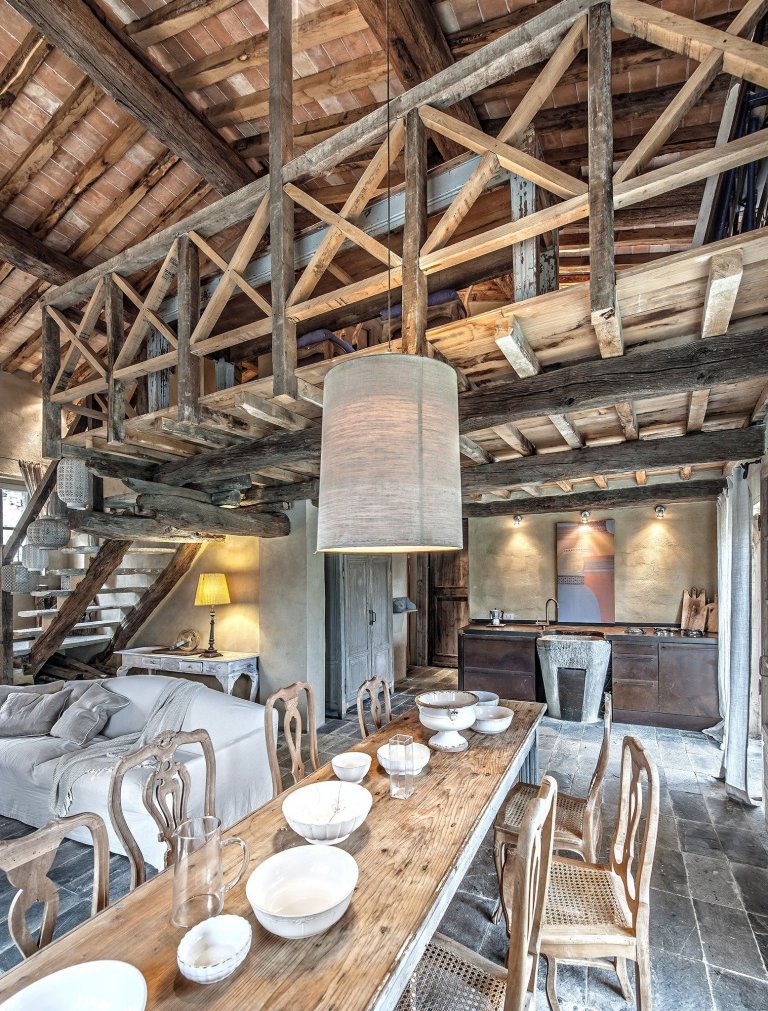 Venkovský loft v bývalé sušárně tabáku