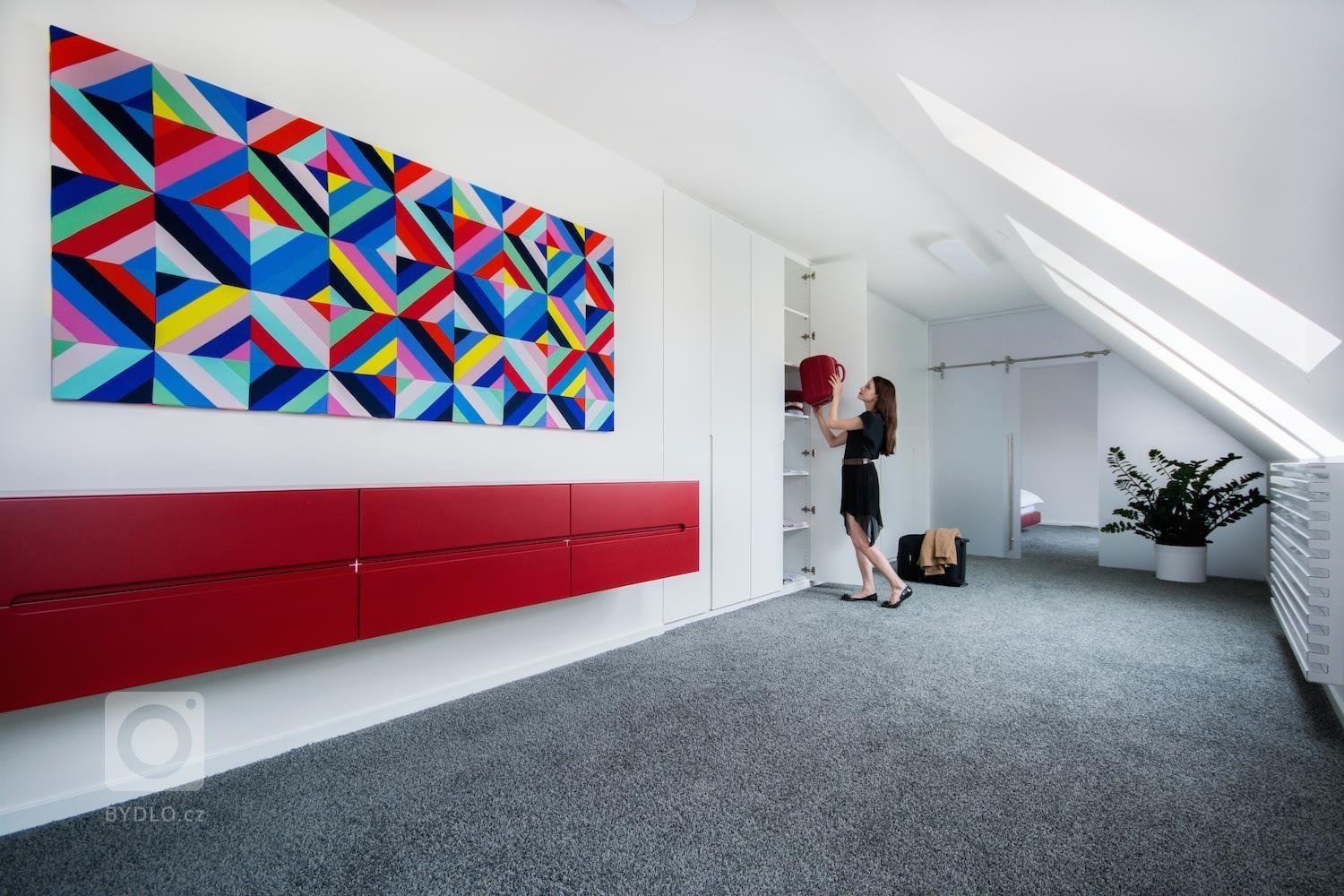 Rekonstrukce podkrovního bytu&nbsp;pro seniorku
