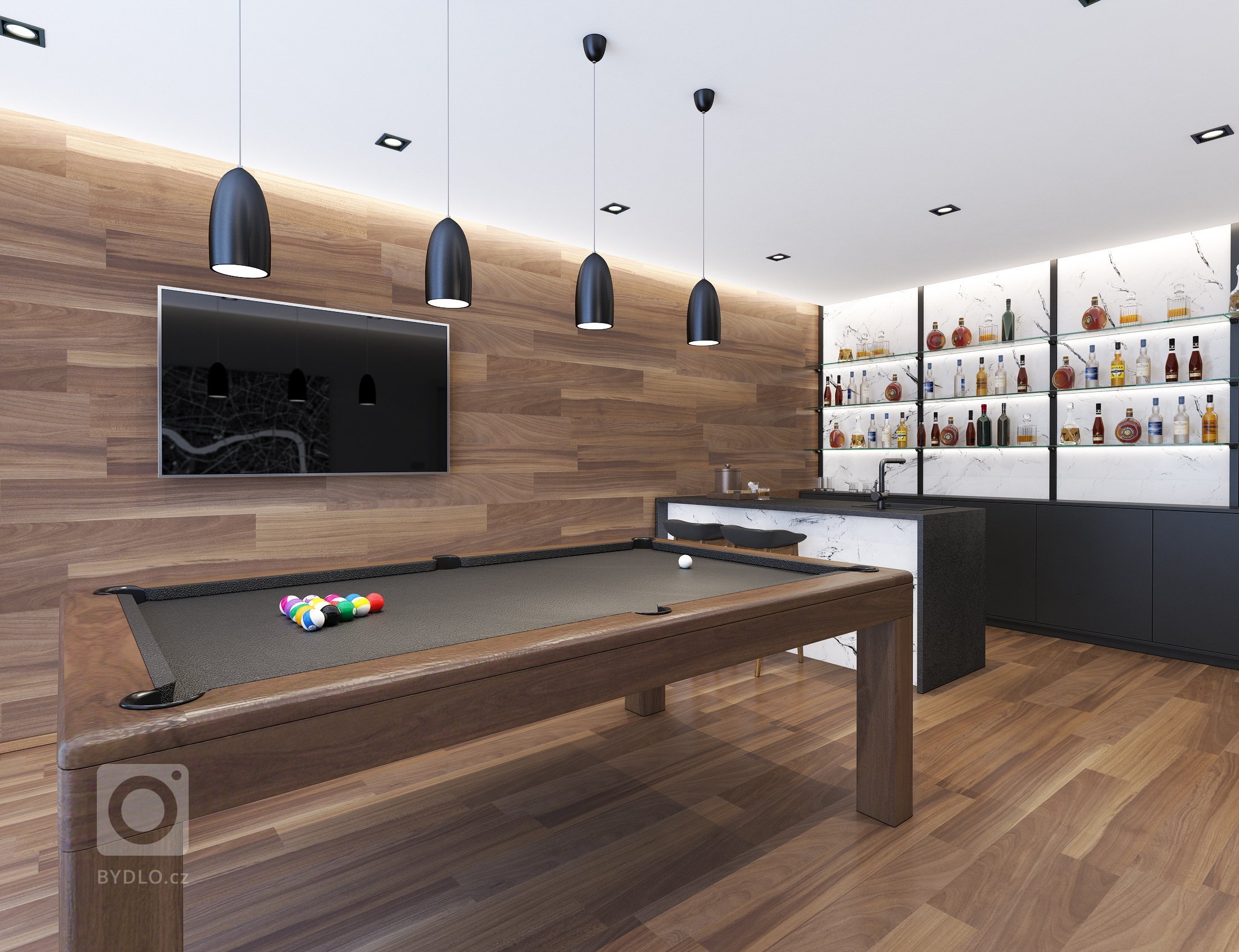 Návrh interiéru dvoupodlažního domu, kde jsou použity exkluzivní materiály s vysokou kvalitou. Interiéry jsou řešeny velkoryse, obzvláště hlavní denní prostor…