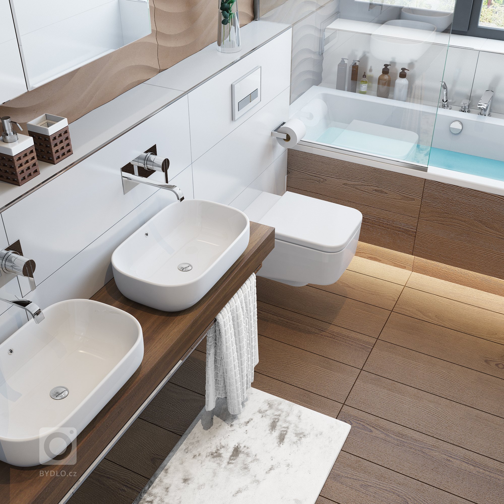 Návrh interiéru dvoupodlažního domu, kde jsou použity exkluzivní materiály s vysokou kvalitou. Interiéry jsou řešeny velkoryse, obzvláště hlavní denní prostor…