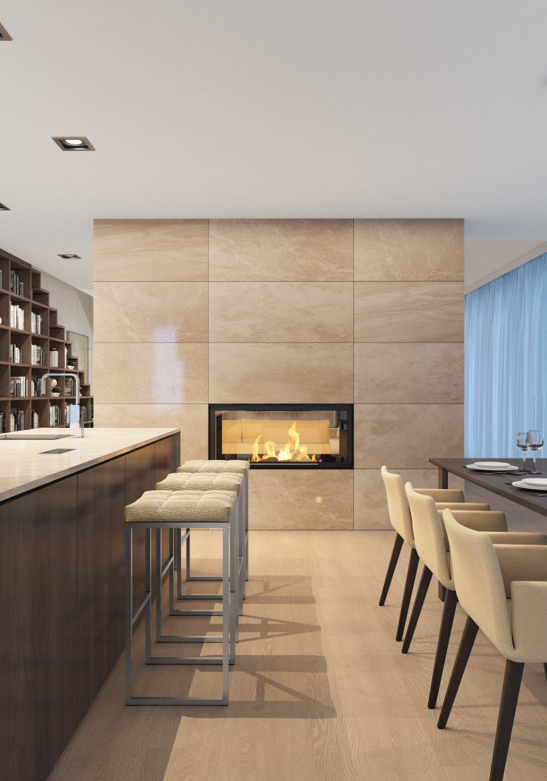 Návrh interiéru dvoupodlažního domu, kde jsou použity exkluzivní materiály s vysokou kvalitou. Interiéry jsou řešeny velkoryse, obzvláště hlavní denní prostor…