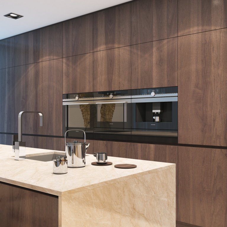 Návrh interiéru dvoupodlažního domu, kde jsou použity exkluzivní materiály s vysokou kvalitou. Interiéry jsou řešeny velkoryse, obzvláště hlavní denní prostor…