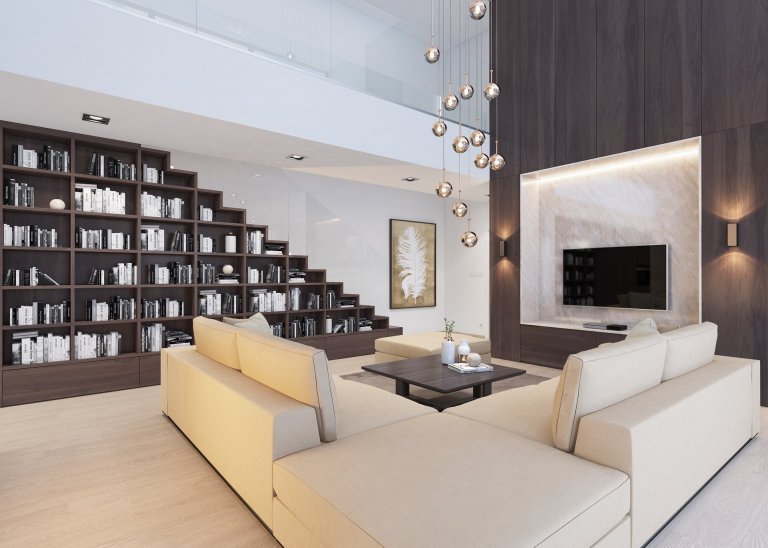 Návrh interiéru dvoupodlažního domu, kde jsou použity exkluzivní materiály s vysokou kvalitou. Interiéry jsou řešeny velkoryse, obzvláště hlavní denní prostor…