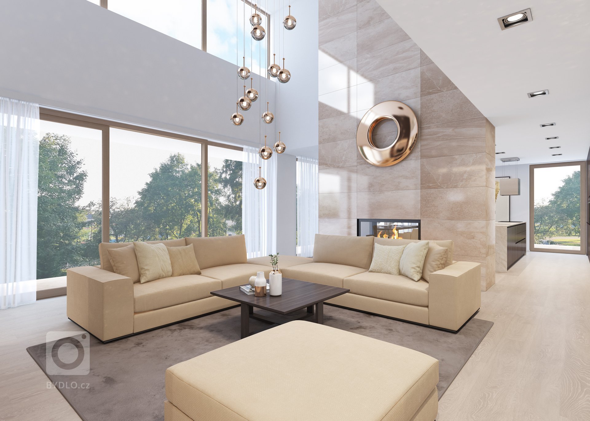 Návrh interiéru dvoupodlažního domu, kde jsou použity exkluzivní materiály s vysokou kvalitou. Interiéry jsou řešeny velkoryse, obzvláště hlavní denní prostor…