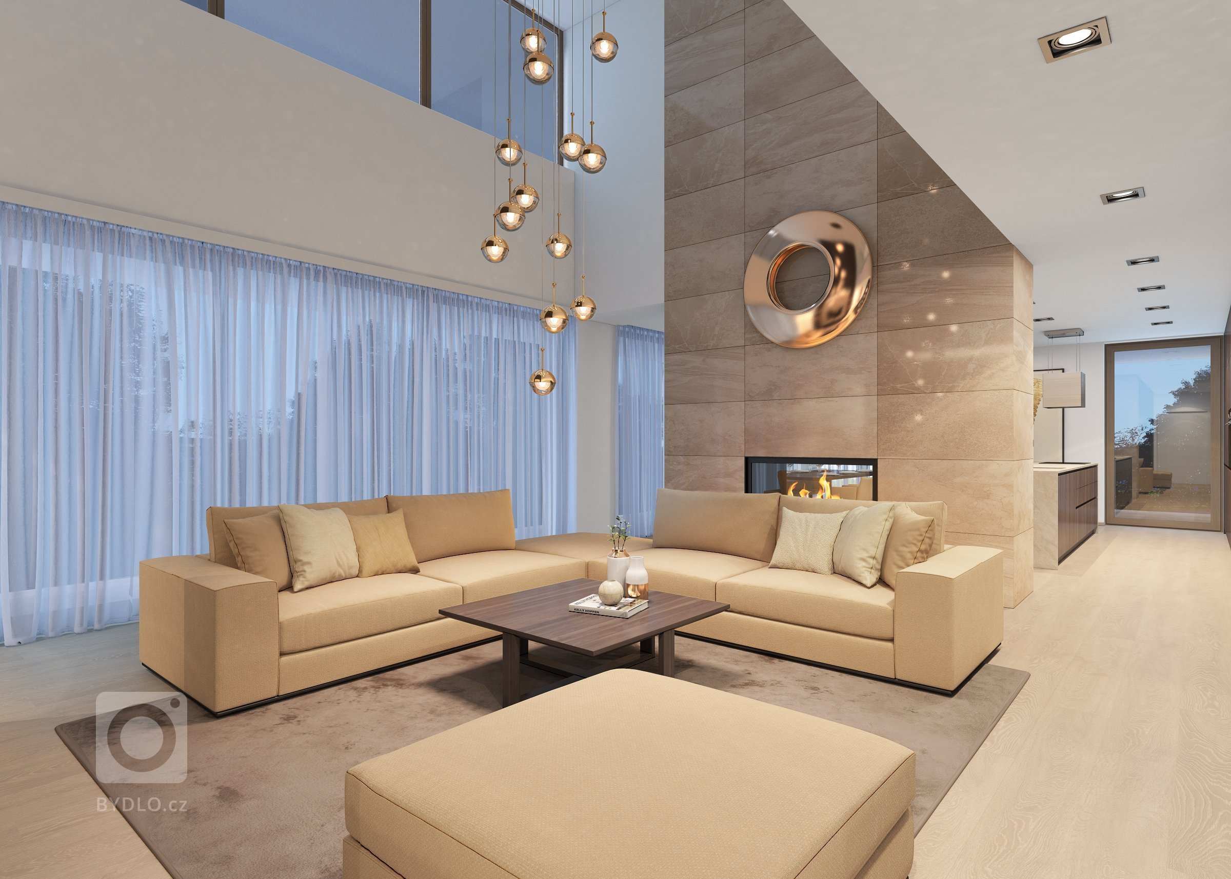 Návrh interiéru dvoupodlažního domu, kde jsou použity exkluzivní materiály s vysokou kvalitou. Interiéry jsou řešeny velkoryse, obzvláště hlavní denní prostor…