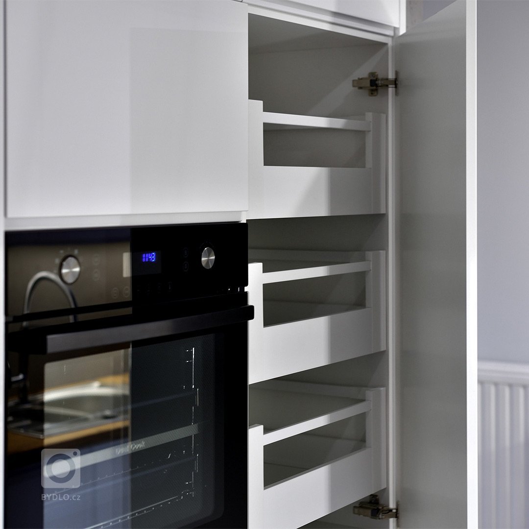 Moderní kuchyně v lesku