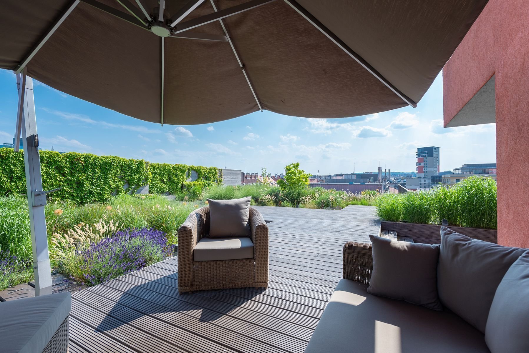 Bydlení se zahradou na střeše