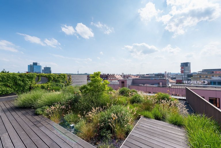 Bydlení se zahradou na střeše