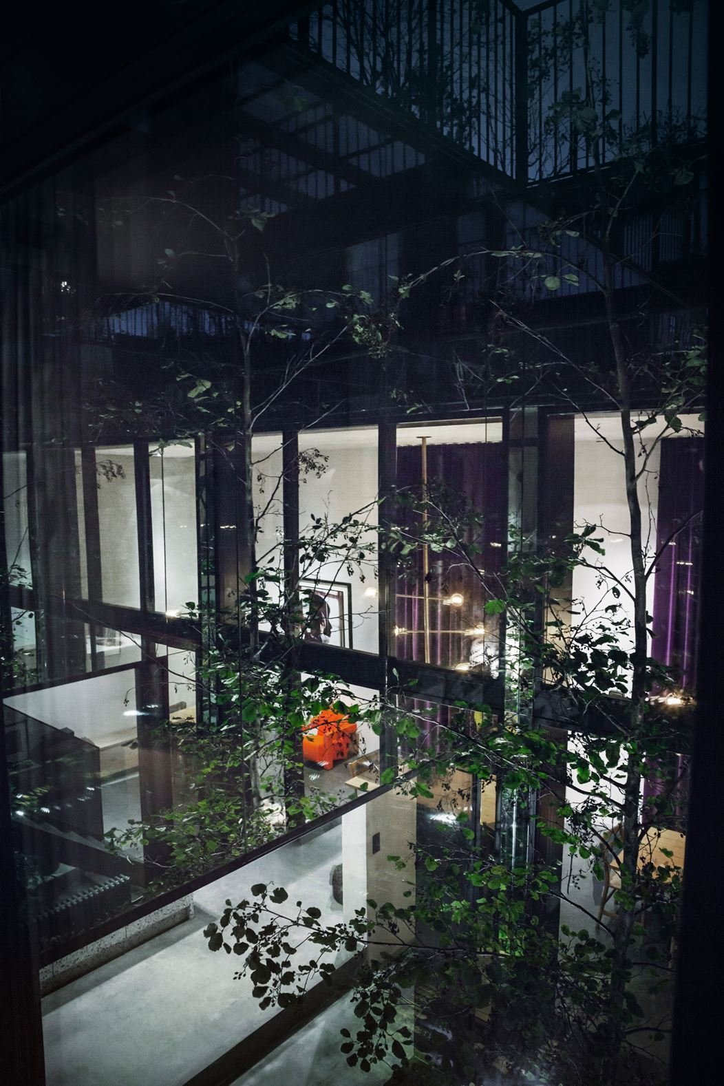 Dům, kde se ocel mísí se zelení