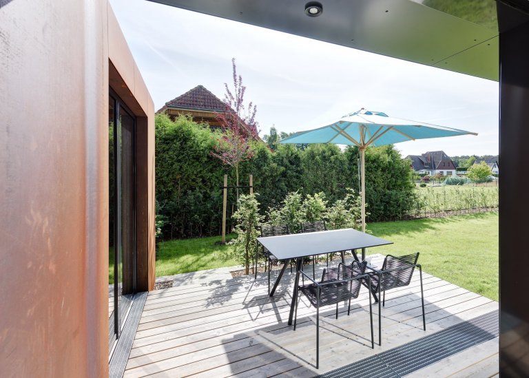 Dům s rákosovou fasádou