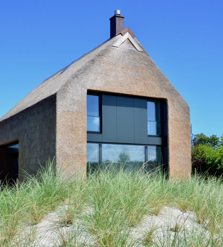 Dům s rákosovou fasádou