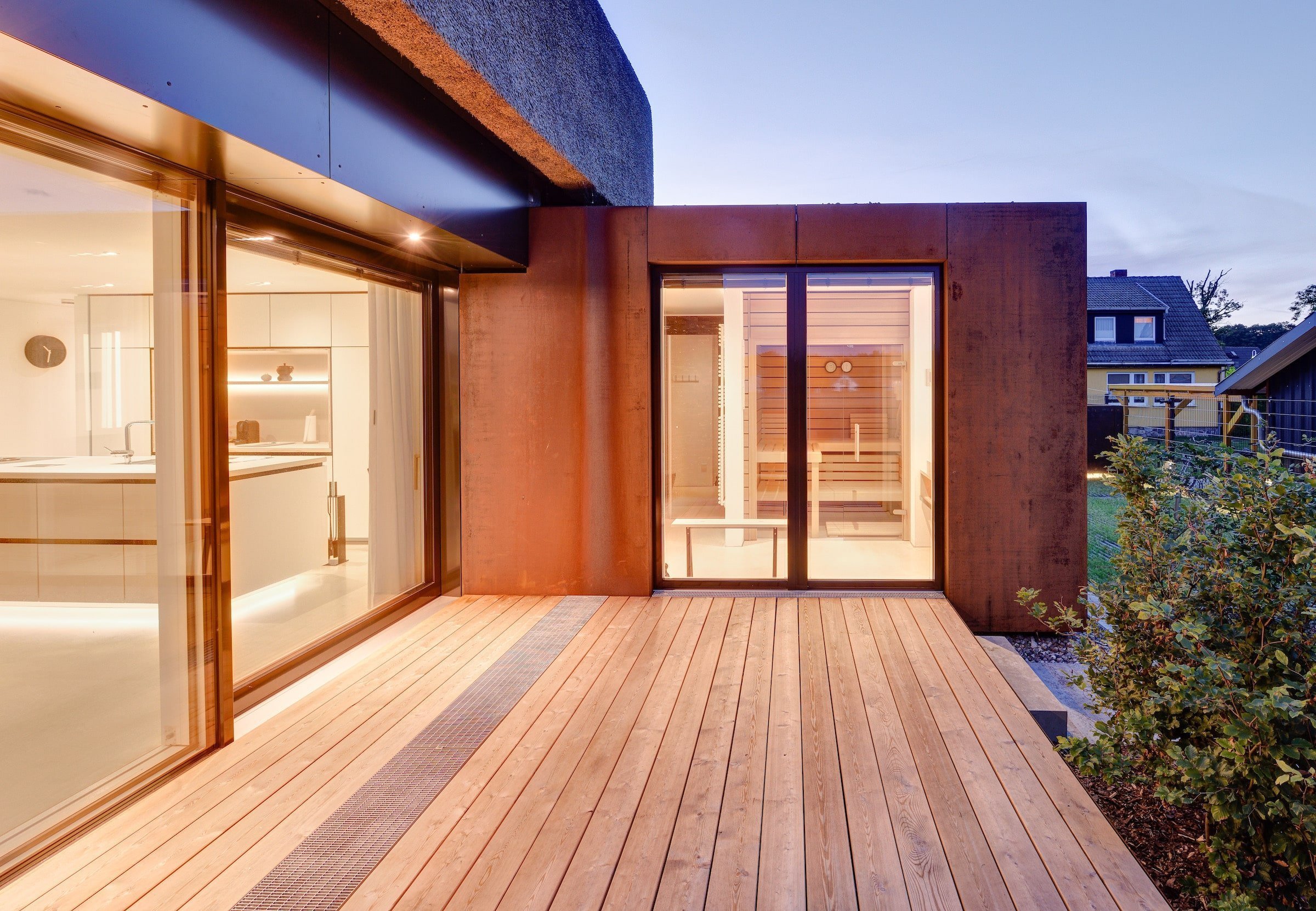 Dům s rákosovou fasádou