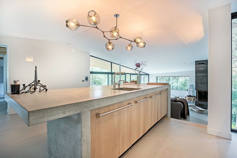 Dům obklopený lesem