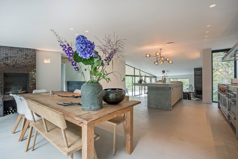 Dům obklopený lesem