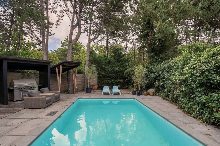 Dům obklopený lesem