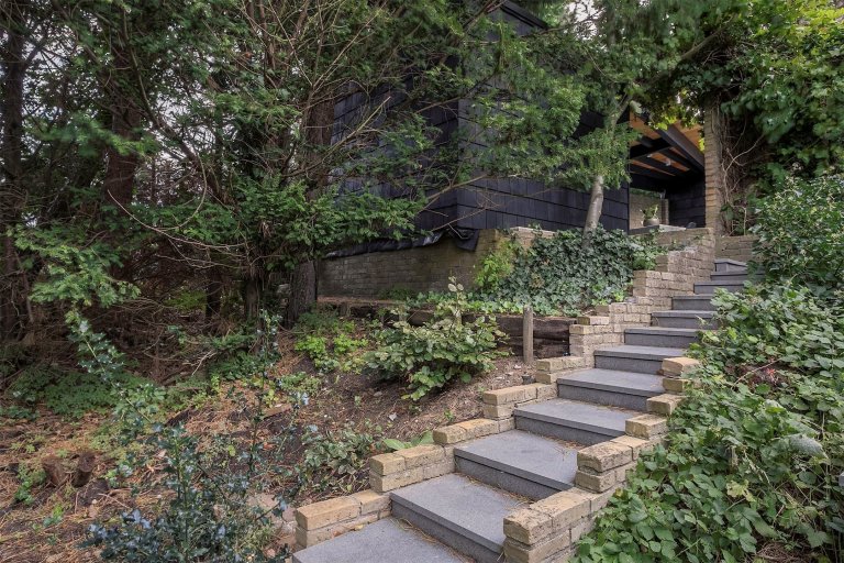 Dům obklopený lesem