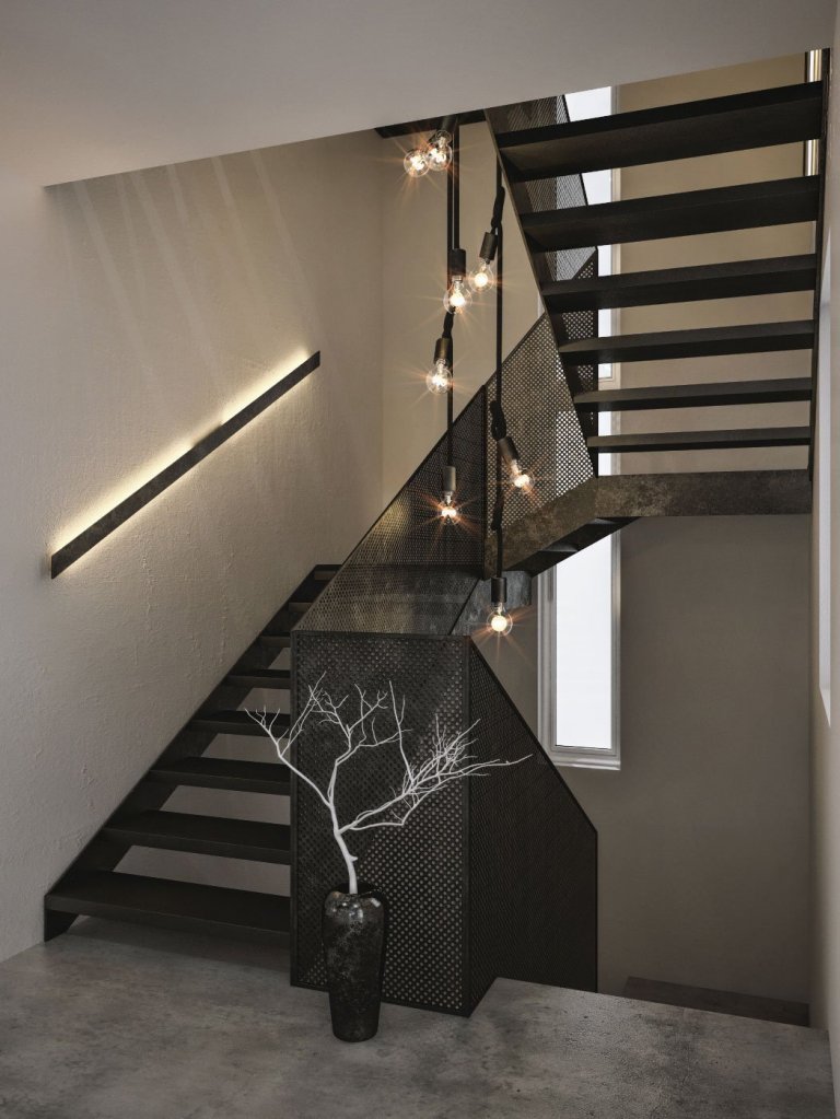 Industriální styl se špetkou luxusu