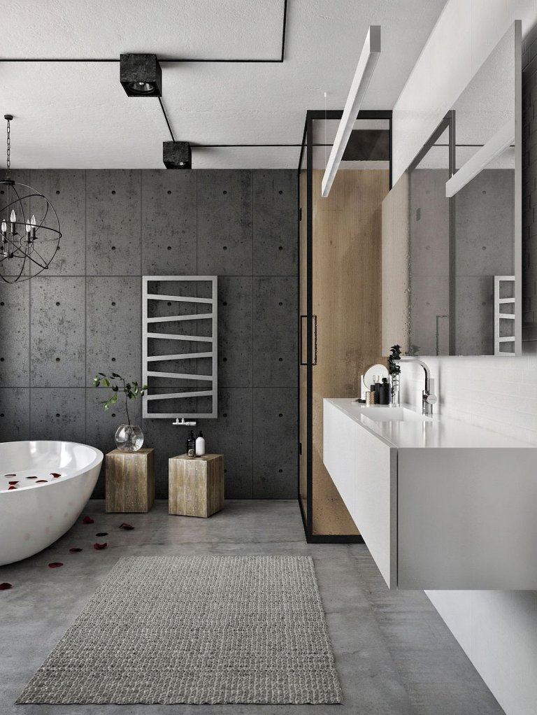 Industriální styl se špetkou luxusu