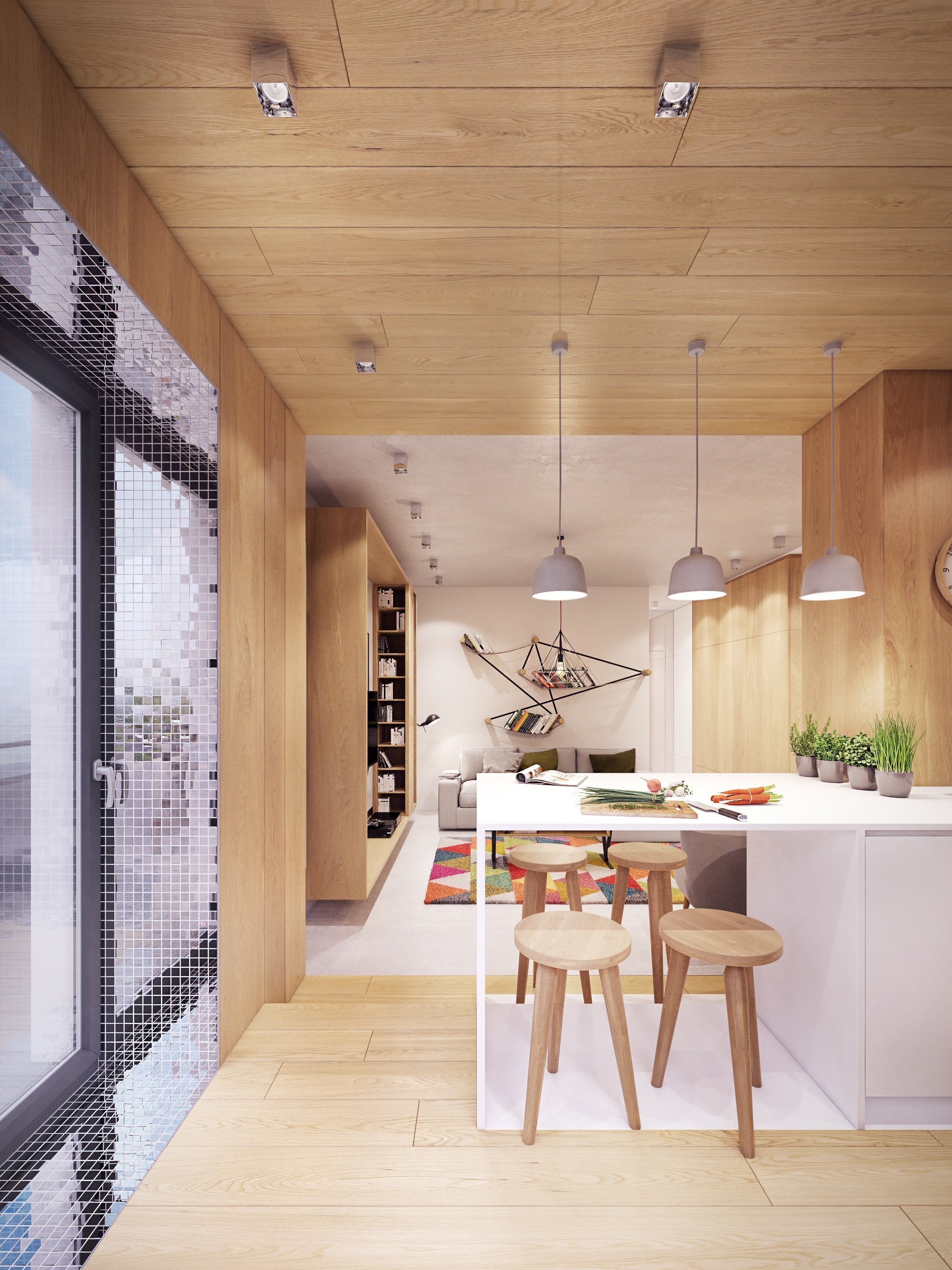 Komfortní bydlení s barevnými akcenty