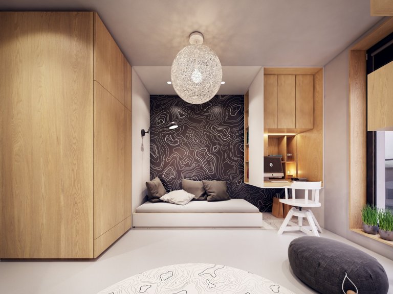 Komfortní bydlení s barevnými akcenty