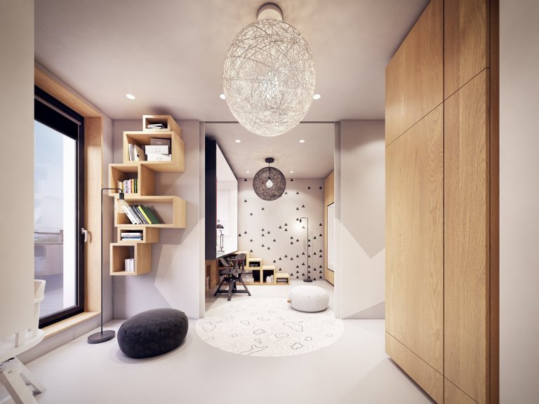 Komfortní bydlení s barevnými akcenty