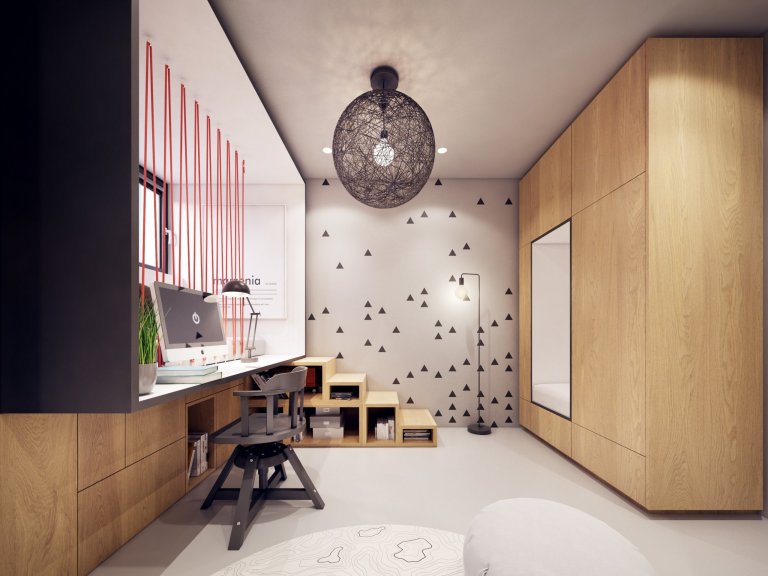 Komfortní bydlení s barevnými akcenty