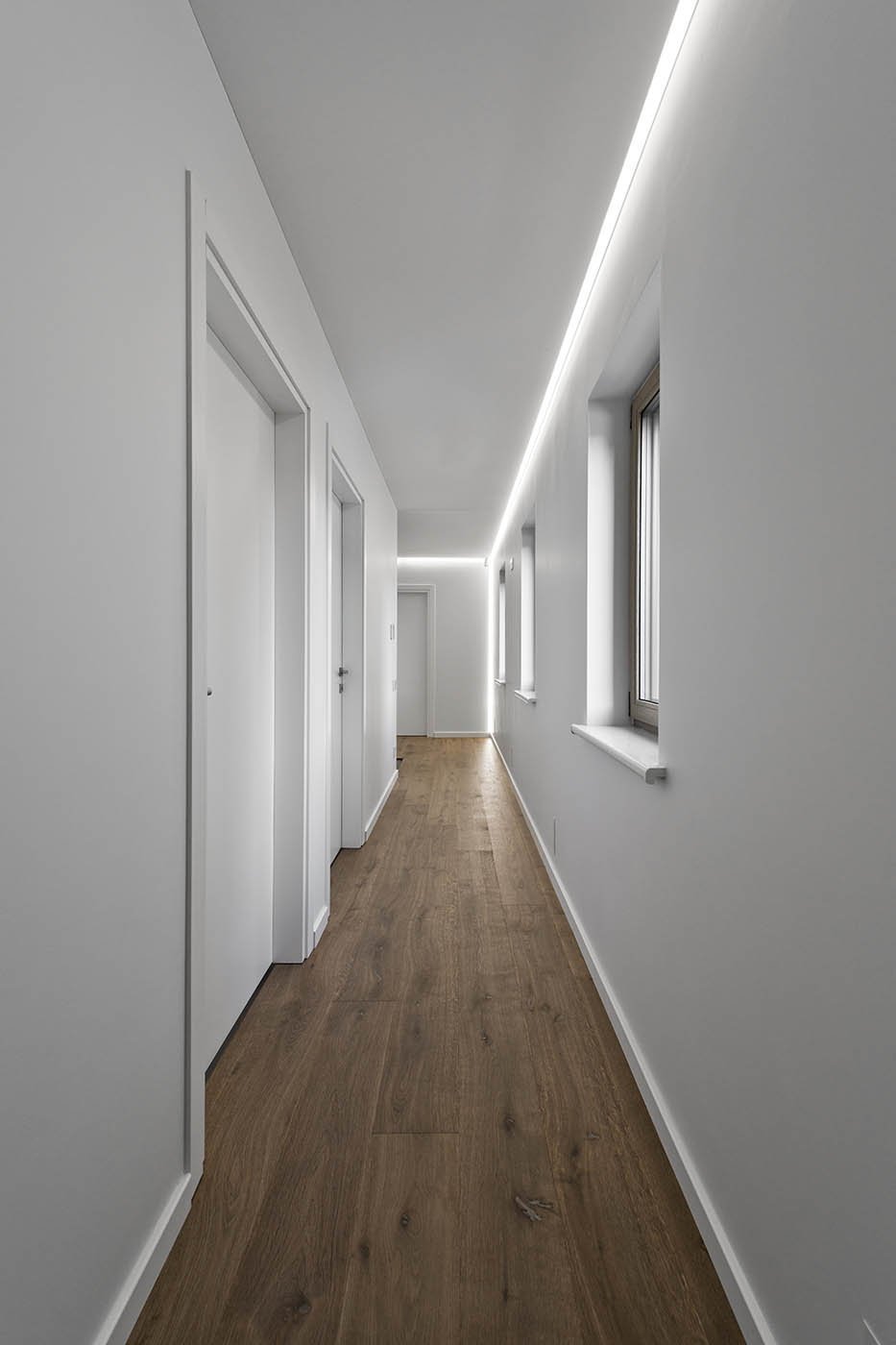 Minimalistický interiér v Litvě