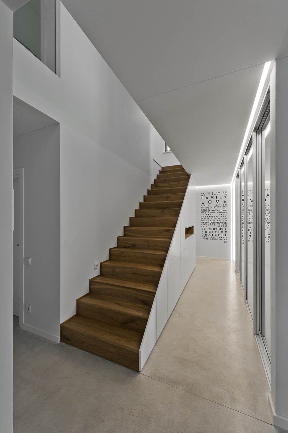 Minimalistický interiér v Litvě