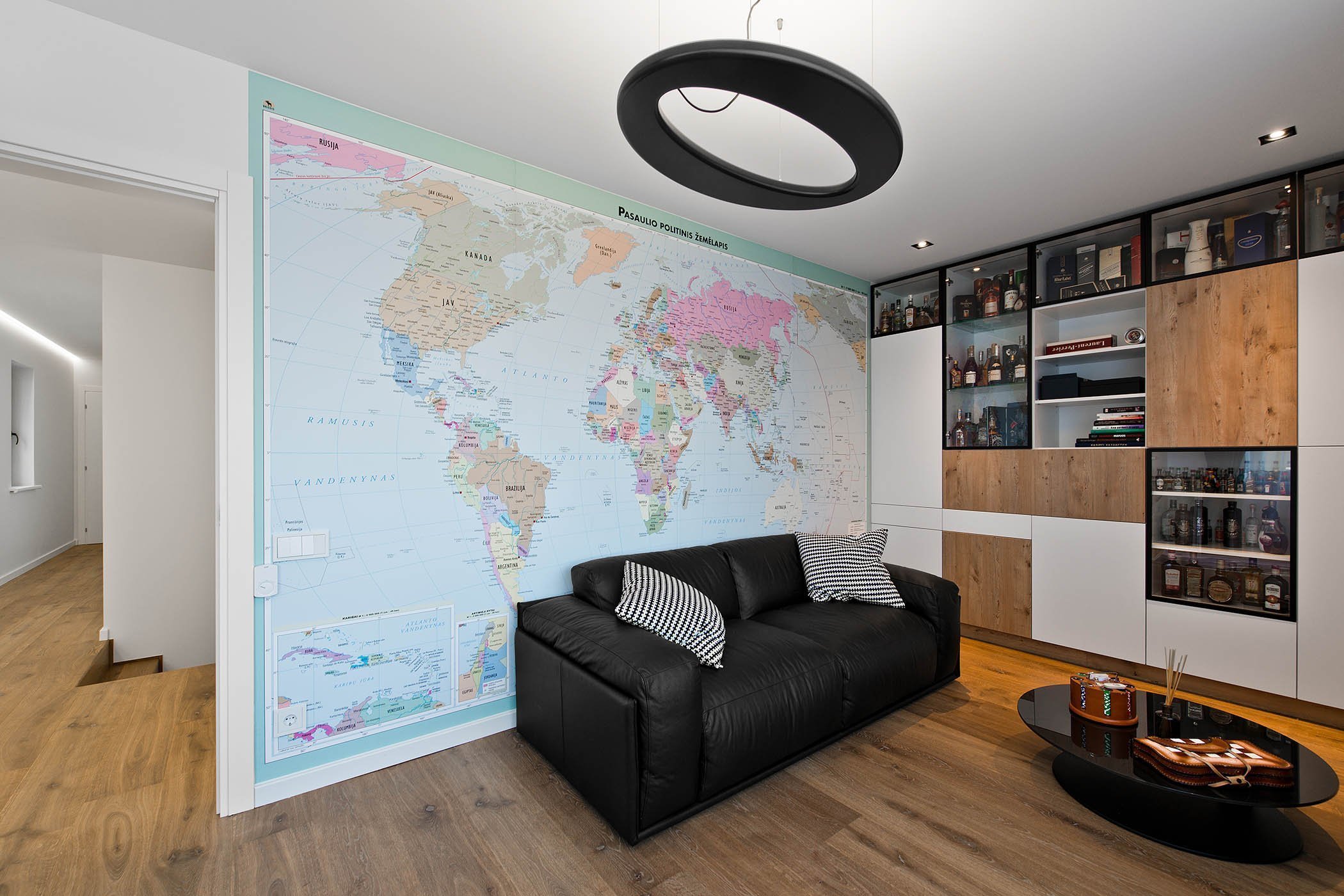 Minimalistický interiér v Litvě