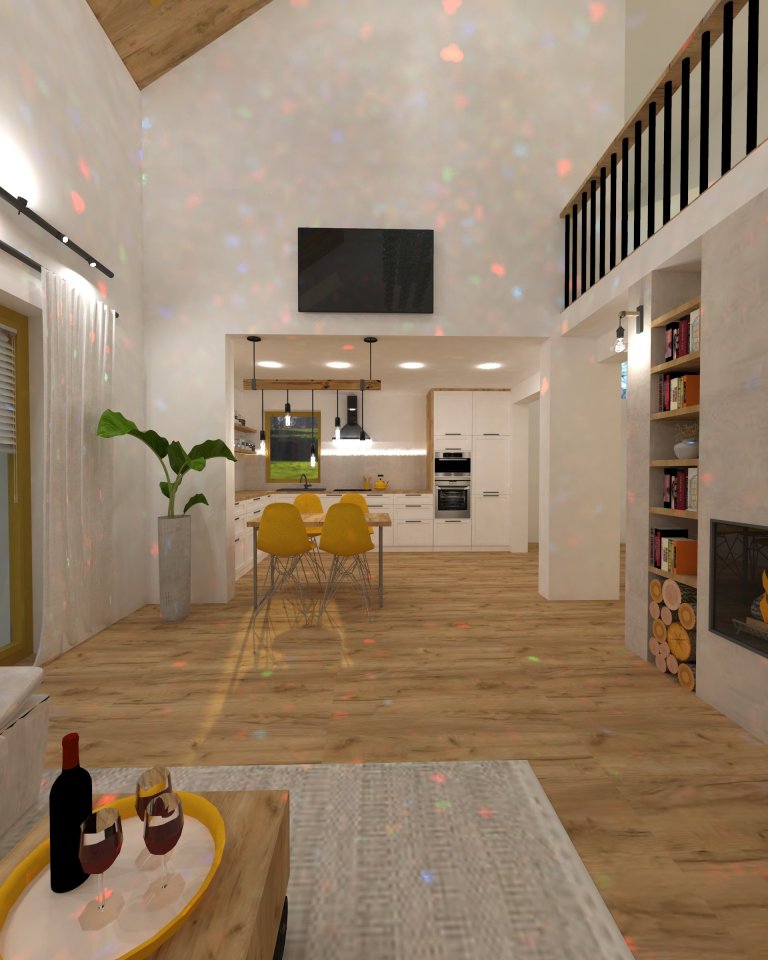 Vizualizace krásně otevřeného prostoru